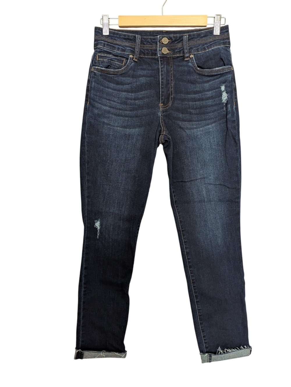 KUT From The Kloth Dark Wash Women’s High Rise Boyfriend Jeans - Blue Size 4